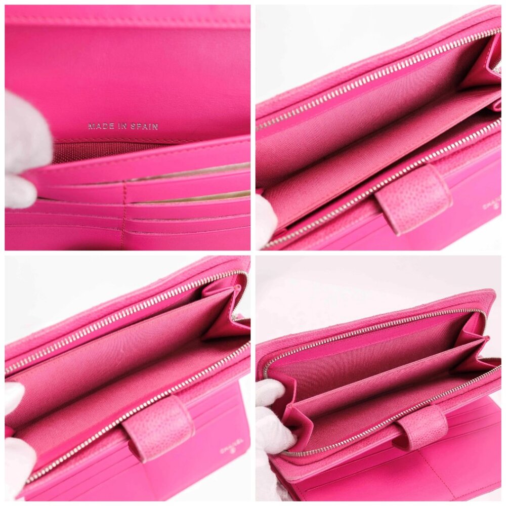 Authentic Chanel Matelasse Pink Caviar Wallet - Picture 12 of 16